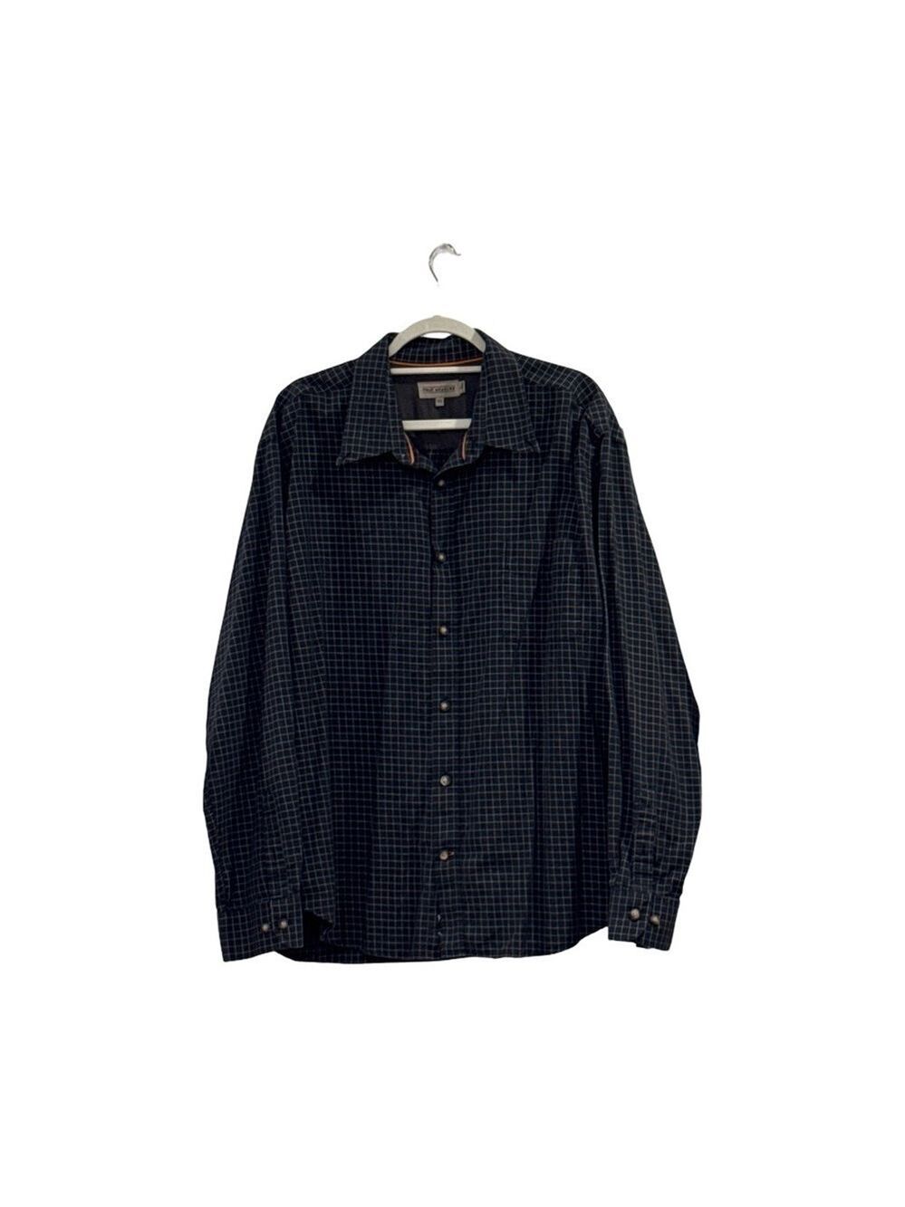 True Measure Checkered Button Down Shirt